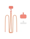 Tech-Protect Telefon Lanyard C5s Rope Crossbody Strap Neon Orange - Lesă - Tech-Protect