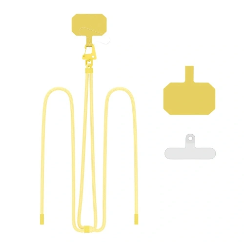 Smycz do telefonu Tech-Protect C5s Rope Crossbody Strap Lemon - Smycze - Tech-Protect