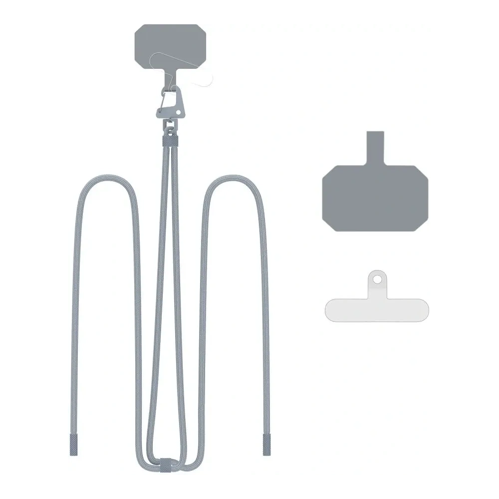 Wholesale Phone leash Tech-Protect C5s Rope Crossbody Strap Steel Grey - THP3034 - {ean13} - Hurt