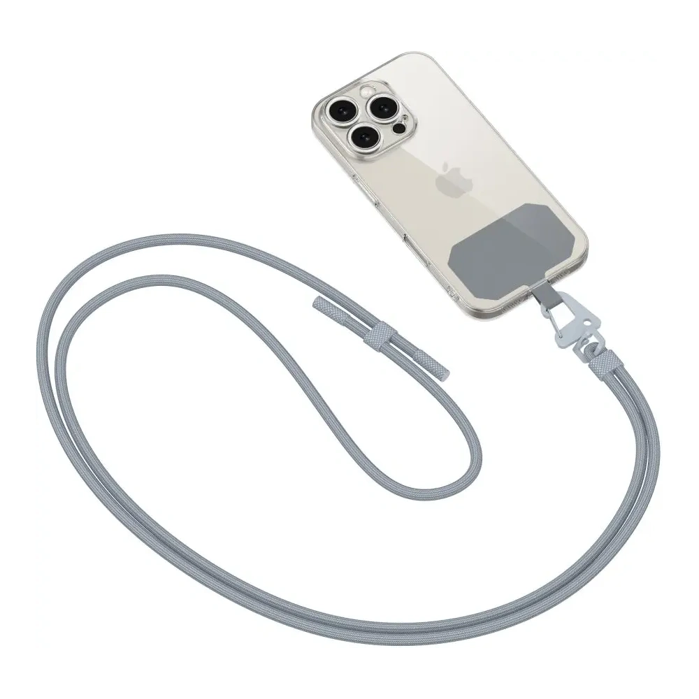 Hurtownia GSM - Smyč na telefon Tech-Protect C5s Rope Crossbody Strap Steel Grey - THP3034 - {ean13} - Hurt