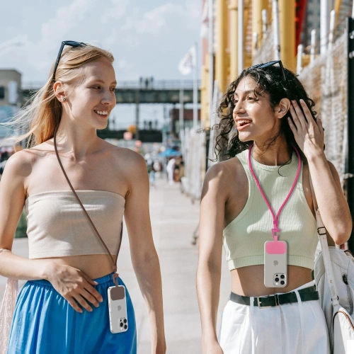 Smycz do telefonu Tech-Protect C5s Rope Crossbody Strap Steel Grey - Smycze - Tech-Protect