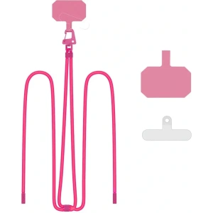 Hurtownia GSM - Smyčka na telefon Tech-Protect C5s Rope Crossbody Strap Neon Pink - THP3035 - {ean13} - Hurt