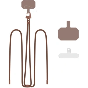 Hurtownia GSM - Smyč do telefonu Tech-Protect C5s Rope Crossbody Strap Chocolate Brown - THP3036 - {ean13} - Hurt