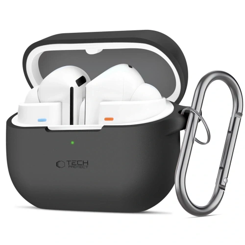 Etui Tech-Protect Silicone Hook Samsung Galaxy Buds 3 / 3 Pro Black - Galaxy Buds - Tech-Protect