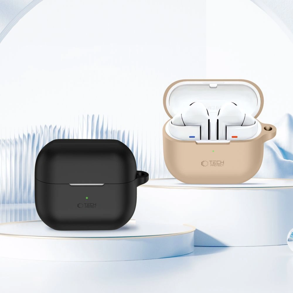 Kryt Tech-Protect Silicone Hook Samsung Galaxy Buds 3 / 3 Pro Black