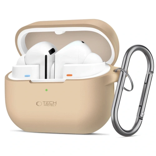 Etui Tech-Protect Silicone Hook Samsung Galaxy Buds 3 / 3 Pro Cafe Latte - Galaxy Buds - Tech-Protect