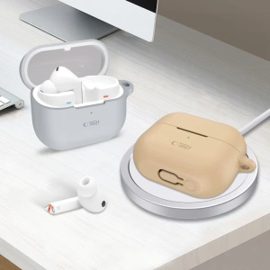 Hurtownia GSM - Etui Tech-Protect Szilikon Horgony Samsung Galaxy Buds 3 / 3 Pro Cafe Latte - THP3038 - {ean13} - Hurt