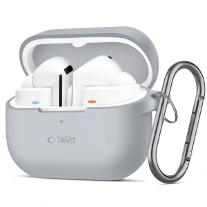 Wholesale Case Tech-Protect Silicone Hook Samsung Galaxy Buds 3 / 3 Pro Crayon Grey - THP3039 - {ean13} - Hurt