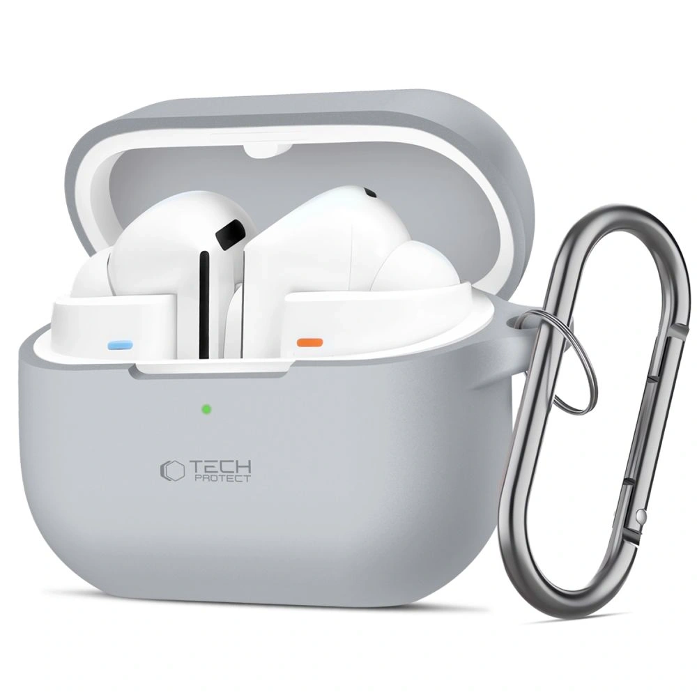Hurtownia GSM - Tech-Protect Samsung Carcasă silicon cârlig Galaxy Buds 3 / 3 Pro Crayon Grey - THP3039 - {ean13} - Hurt