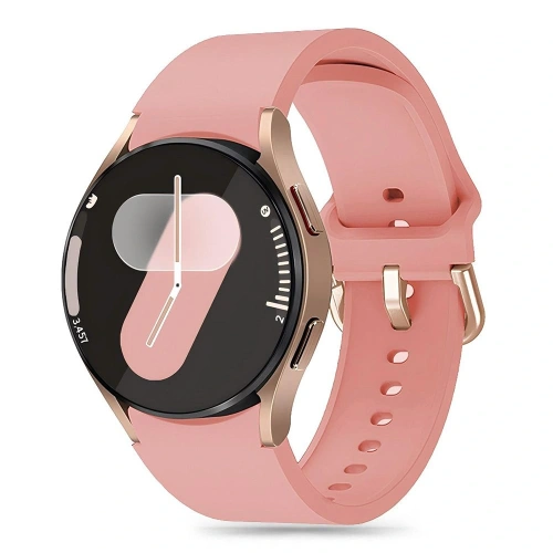 Pasek Tech-Protect Silicone Samsung Galaxy Watch 4 / 5 / 5 Pro / 6 / 7 / FE Dusty Pink - Galaxy Watch7 44mm - Tech-Protect