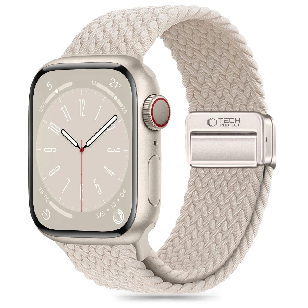Hurtownia GSM - Pasek Tech-Protect Nylonmag Apple Watch 4/5/6/7/8/9/SE/10 38/40/41/42mm Natural Titanium - THP3042 - {ean13} - Hurt