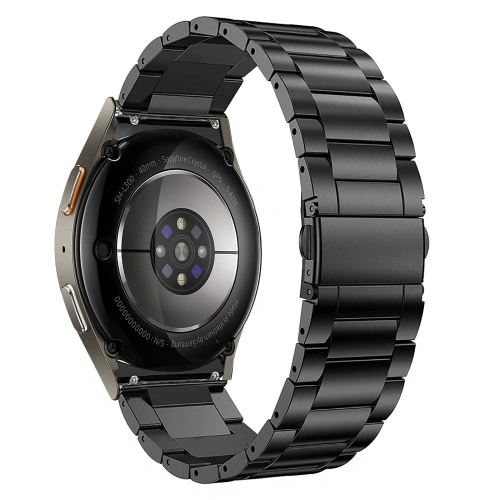 Pasek Tech-Protect Stainless Samsung Galaxy Watch 4 / 5 / 5 Pro / 6 / 7 / FE Black - Galaxy Watch7 44mm - Tech-Protect