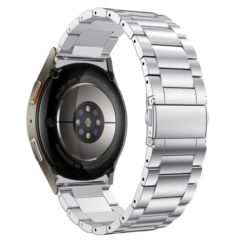 Pasek Tech-Protect Stainless Samsung Galaxy Watch 4 / 5 / 5 Pro / 6 / 7 / FE Silver - Galaxy Watch7 44mm - Tech-Protect