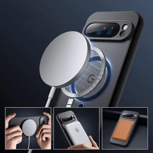 Etui Tech-Protect Magmat MagSafe Google Pixel 9 Pro XL Matte Black - Pixel 9 Pro XL - Tech-Protect