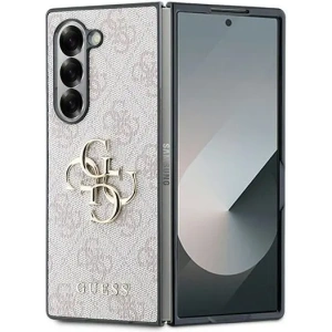 Wholesale Case Guess GUHCZFD64GMGPI Samsung Galaxy Z Fold6 Leather 4G Metal Logo pink - GUE3444 - {ean13} - Hurt