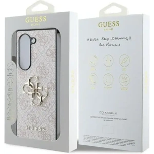 Wholesale Case Guess GUHCZFD64GMGPI Samsung Galaxy Z Fold6 Leather 4G Metal Logo pink - GUE3444 - {ean13} - Hurt