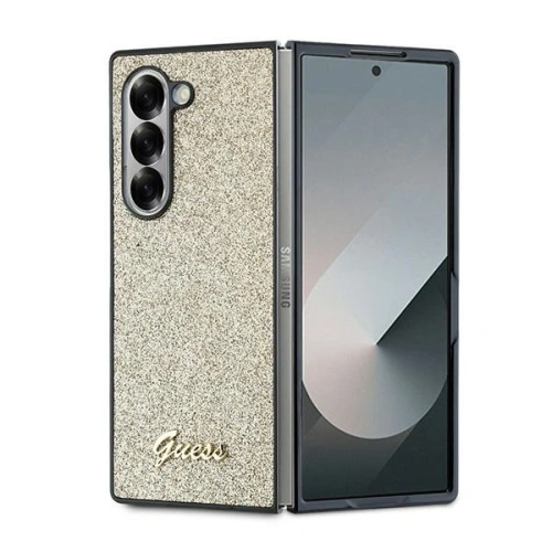 Etui Guess GUHCZFD6HGGSHD Samsung Galaxy Z Fold6 4G Glitter Script złoty - Galaxy Z Fold 6 - Guess