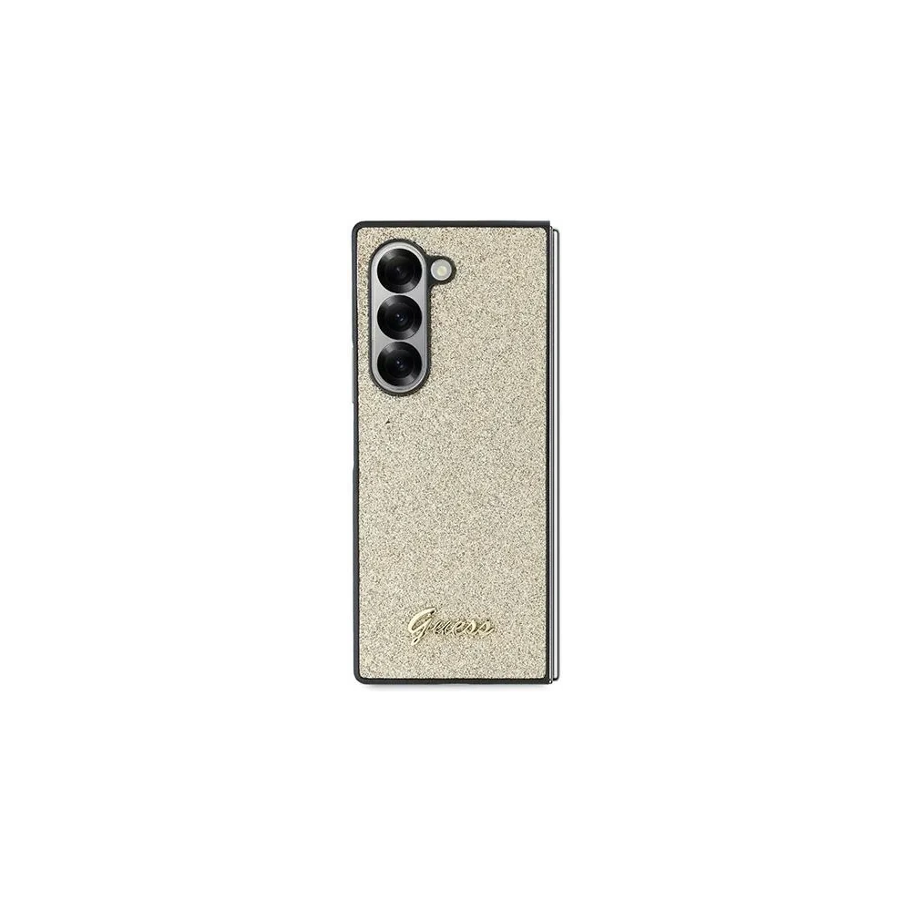 Hurtownia GSM - Guess Samsung Tasche GUHCZFD6HGGSHD Galaxy Z Fold6 4G Glitter Script gold - GUE3447 - {ean13} - Hurt