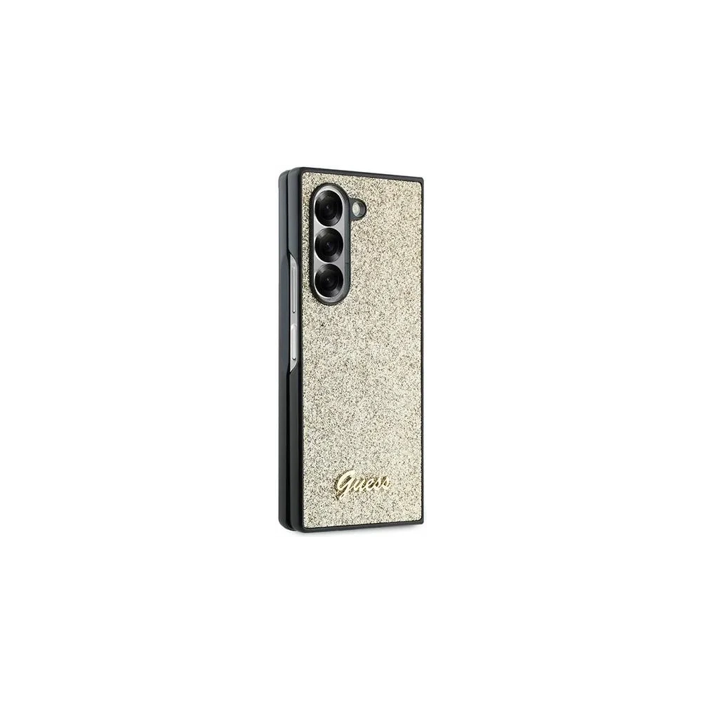 Hurtownia GSM - Guess Samsung Tasche GUHCZFD6HGGSHD Galaxy Z Fold6 4G Glitter Script gold - GUE3447 - {ean13} - Hurt