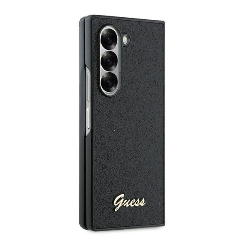 Etui Guess GUHCZFD6HGGSHK Samsung Galaxy Z Fold6 4G Glitter Script czarny - Galaxy Z Fold 6 - Guess