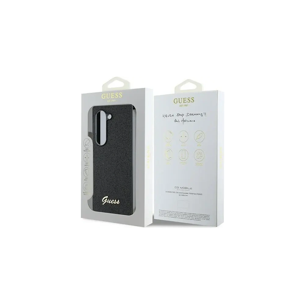 Hurtownia GSM - Etui Guess GUHCZFD6HGGSHK Samsung Galaxy Z Fold6 4G Glitter Script czarny - GUE3448 - {ean13} - Hurt
