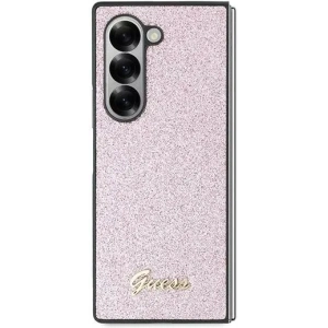 Hurtownia GSM - Guess Samsung Tasche GUHCZFD6HGGSHP Galaxy Z Fold6 Hartschale 4G Glitter Script rosa - GUE3449 - {ean13} - Hurt