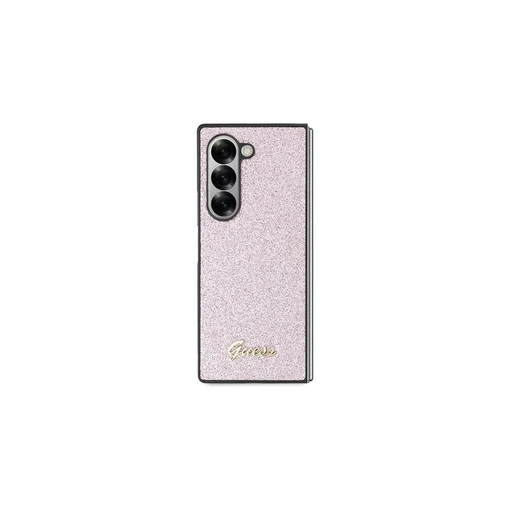 Hurtownia GSM - Etui Guess GUHCZFD6HGGSHP Samsung Galaxy Z Fold6 hardcase 4G Glitter Script różowy - GUE3449 - {ean13} - Hurt