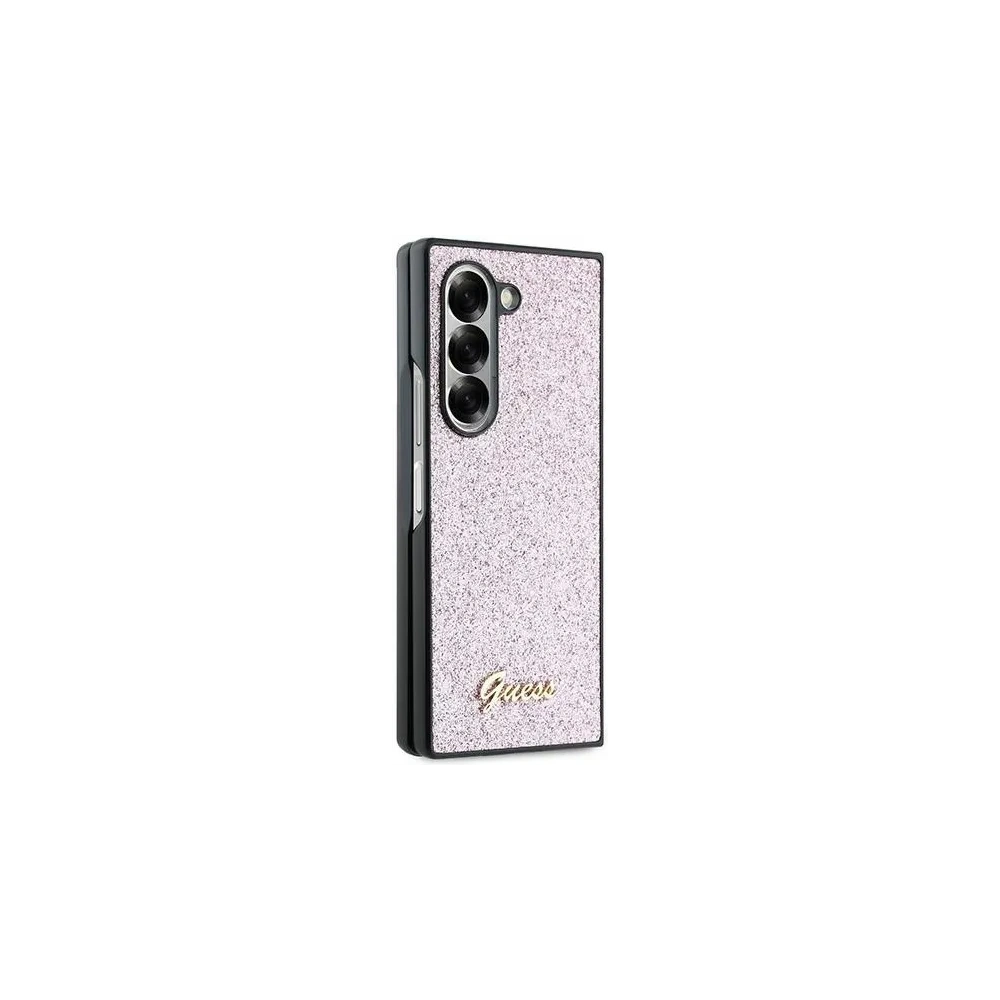 Hurtownia GSM - Etui Guess GUHCZFD6HGGSHP Samsung Galaxy Z Fold6 hardcase 4G Glitter Script różowy - GUE3449 - {ean13} - Hurt