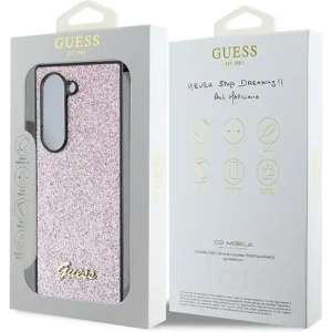 Hurtownia GSM - Guess Samsung Tasche GUHCZFD6HGGSHP Galaxy Z Fold6 Hartschale 4G Glitter Script rosa - GUE3449 - {ean13} - Hurt