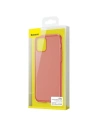 Wholesale Baseus Jelly Liquid Silica Gel Protective Case For iPhone 11 Pro 6.5inch Transparent Red - BSU876RED - {ean13} - Hurt