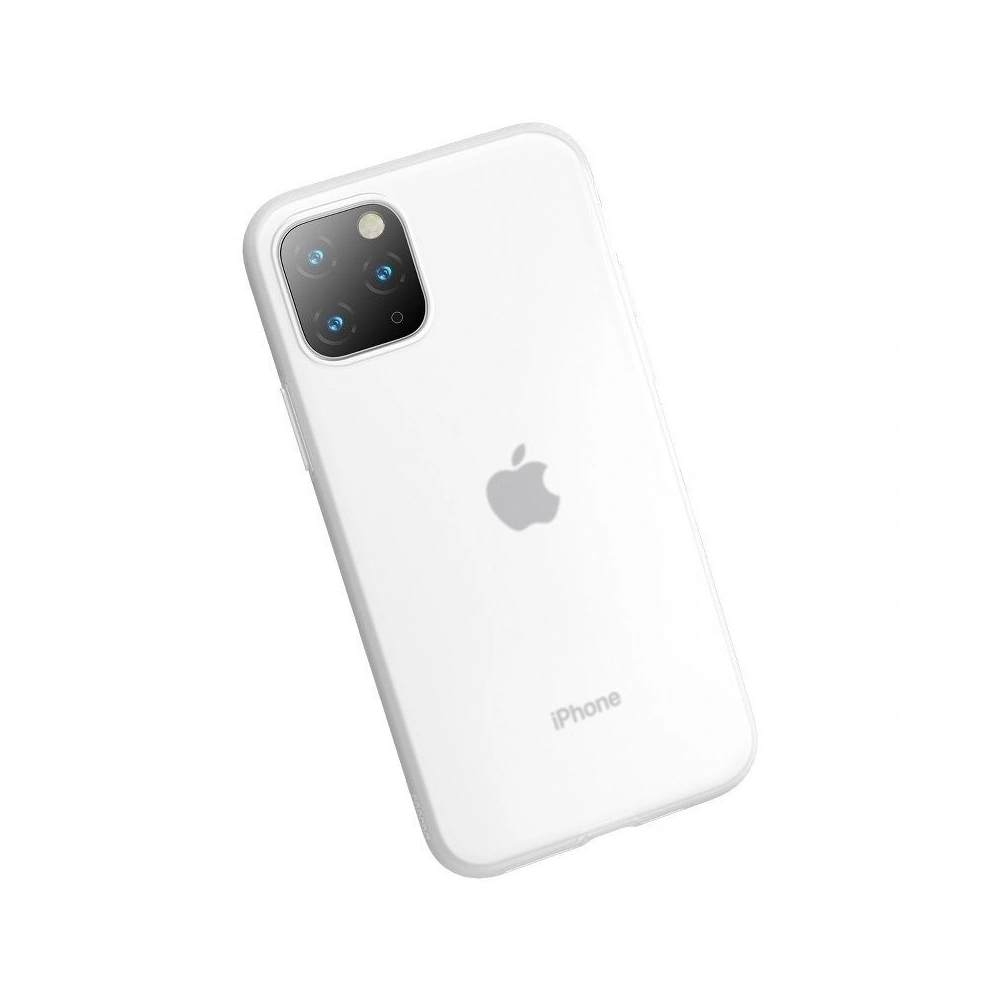 Hurtownia GSM - Silikonhülle Baseus Jelly Liquid Silica Gel Case für iPhone 11 Pro 6,5 (weiß) - BSU877WHT - {ean13} - Hurt