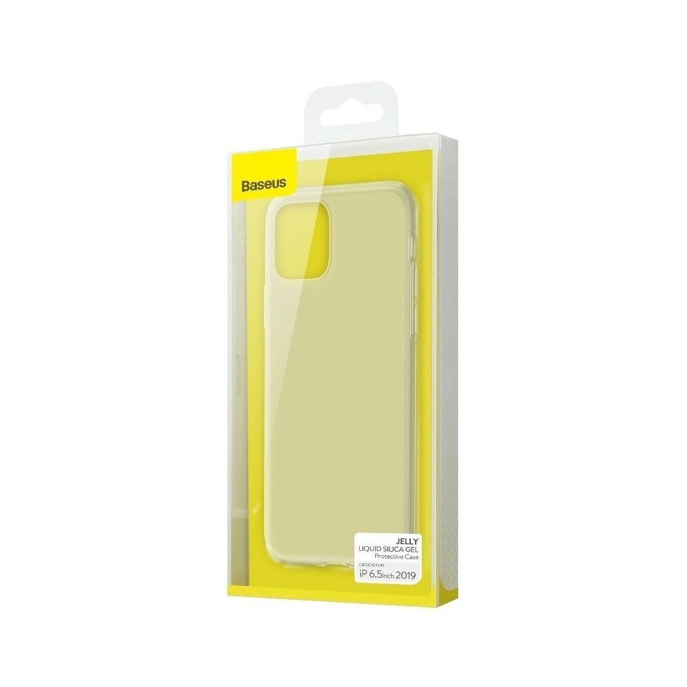 Hurtownia GSM - Silikonhülle Baseus Jelly Liquid Silica Gel Case für iPhone 11 Pro 6,5 (weiß) - BSU877WHT - {ean13} - Hurt