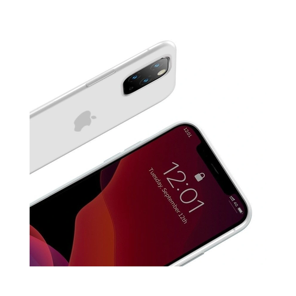 Hurtownia GSM - Etui silikonowe Baseus Jelly Liquid Silica Gel Case do iPhone 11 Pro 6,5 (białe) - BSU877WHT - {ean13} - Hurt