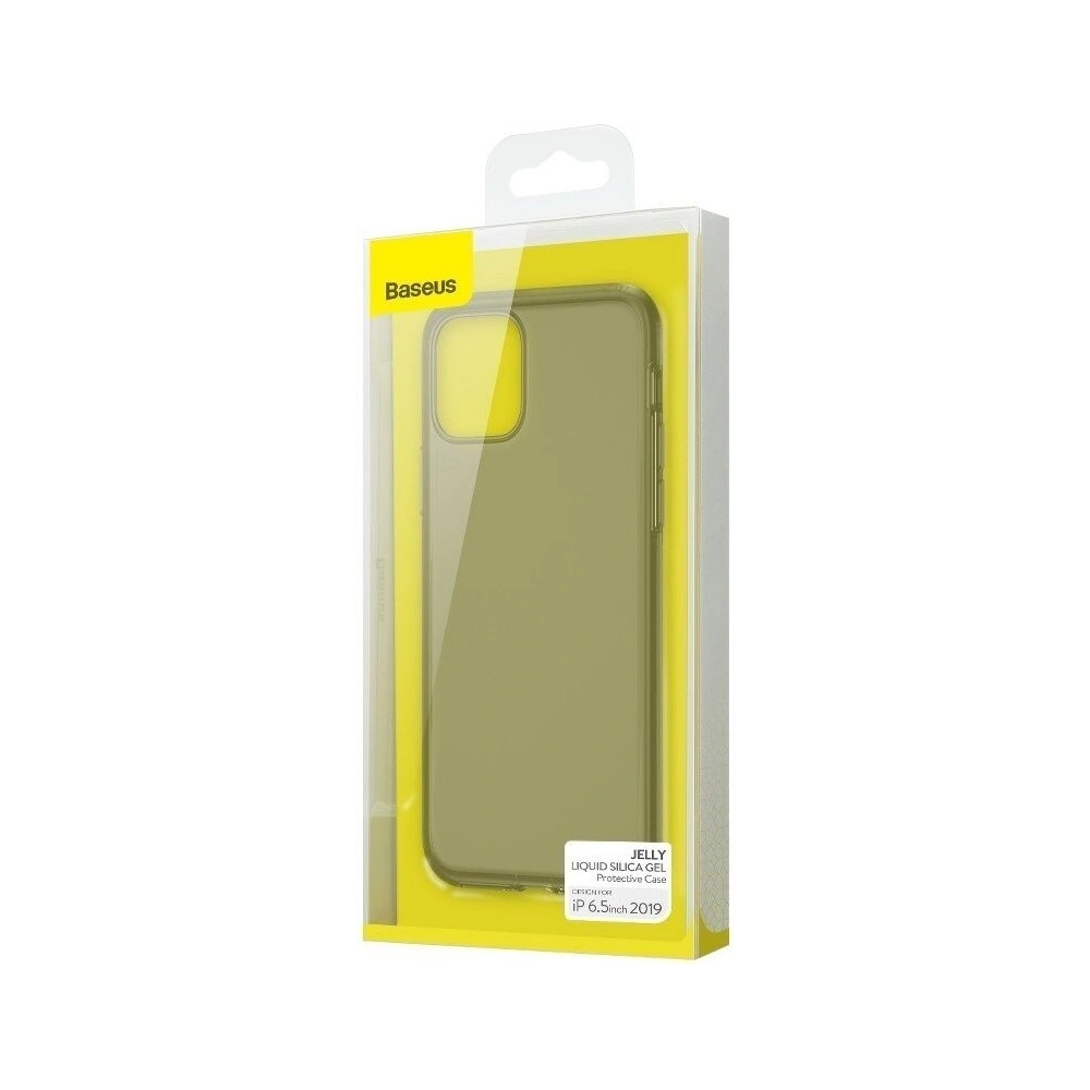 Hurtownia GSM - Etui silikonowe Baseus Jelly Liquid Silica Gel Case do iPhone 11 Pro 6,5 (czarne) - BSU878BLK - {ean13} - Hurt