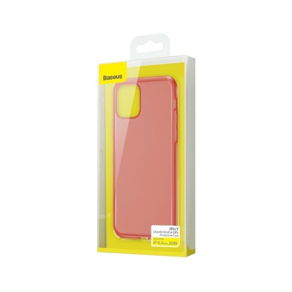 Hurtownia GSM - Etui silikonowe Baseus Jelly Liquid Silica Gel Case do iPhone 11 6,1 (czerwone) - BSU879RED - {ean13} - Hurt