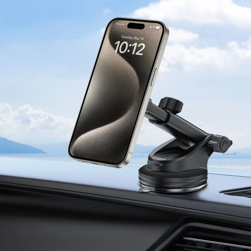 Uchwyt samochodowy do kratki / na szybę / na kokpit Tech-Protect N56 Magnetic MagSafe Dashboard & Vent Car Mount Black - na kokpit / szybę - Tech-Protect