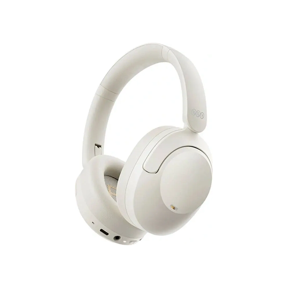 Wholesale Wireless over-ear headphones QCY ANC H4 Bluetooth 5.1 white - QCY82 - {ean13} - Hurt