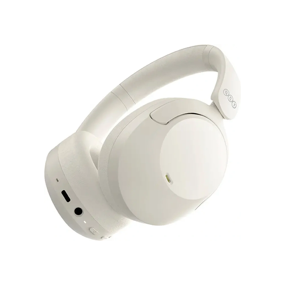 Wholesale Wireless over-ear headphones QCY ANC H4 Bluetooth 5.1 white - QCY82 - {ean13} - Hurt
