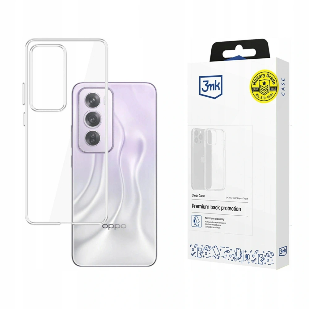 Hurtownia GSM - Etui 3MK Clear Case Oppo Reno 12 - 3MK6359 - {ean13} - Hurt