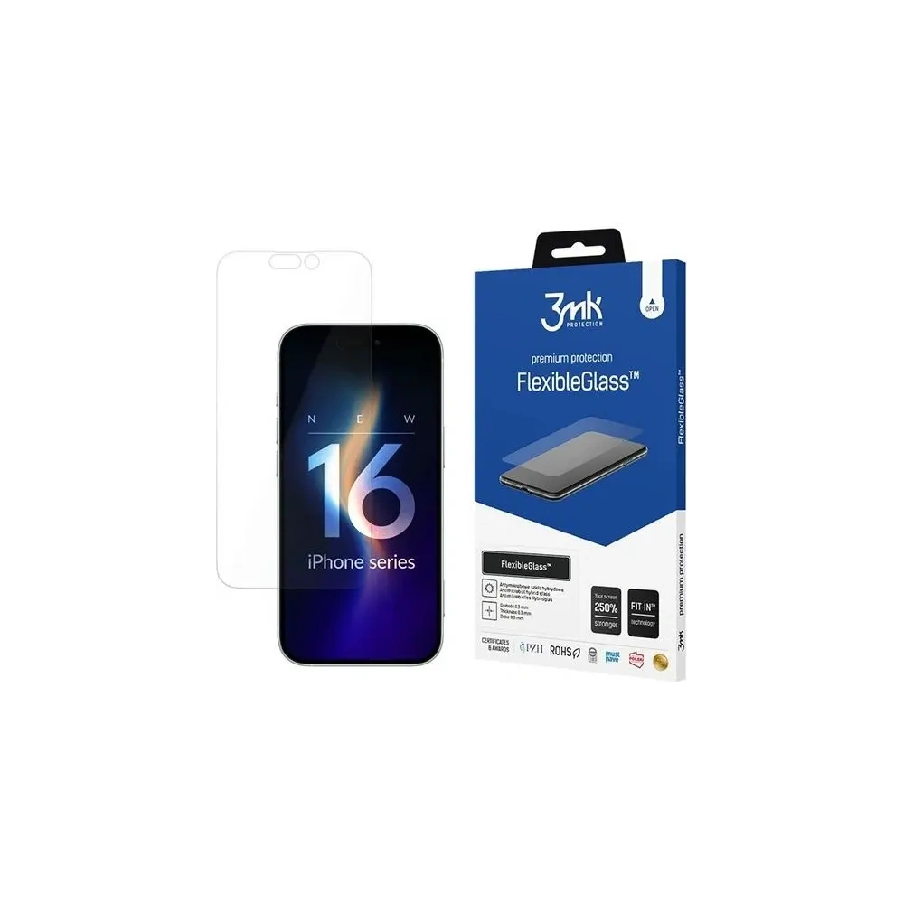 Wholesale Hybrid glass 3MK FlexibleGlass Apple iPhone 16 - 3MK6385 - {ean13} - Hurt