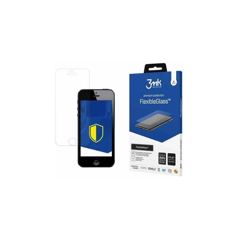 Hurtownia GSM - Szkło hybrydowe 3MK FlexibleGlass Apple iPhone 5/5S/SE - 3MK6386 - {ean13} - Hurt