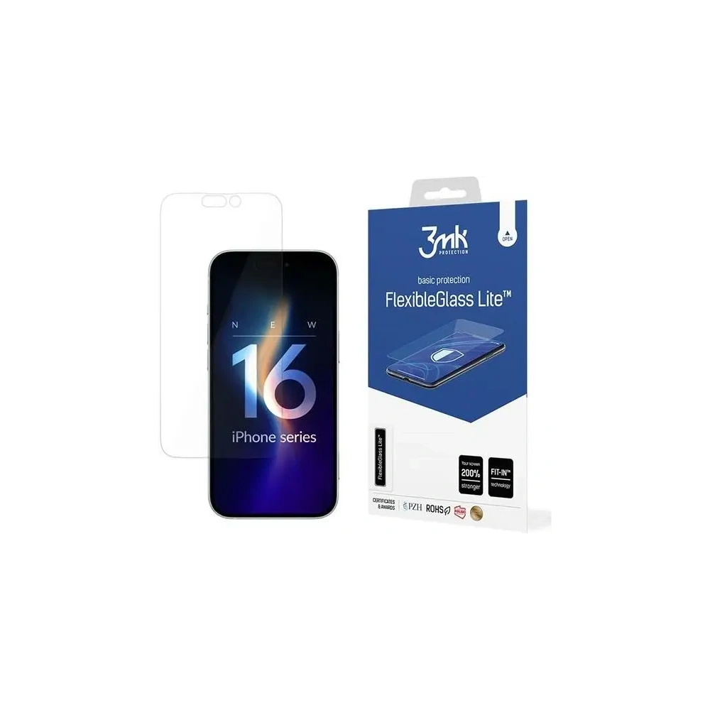 Wholesale Hybrid glass 3MK FlexibleGlass Lite Apple iPhone 16 - 3MK6393 - {ean13} - Hurt