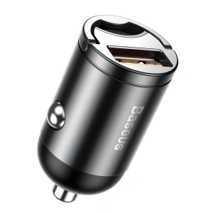 Baseus Tiny Star Mini Quick Charge Car Charger USB Port 30W Grey