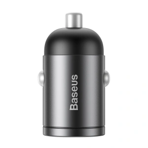 Baseus Tiny Star Mini Quick Charge Car Charger USB Port 30W Grey