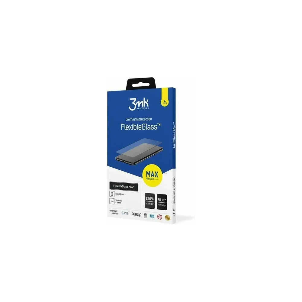 Hurtownia GSM - Hibrid üveg 3MK FlexibleGlass Max Apple iPhone 16 fekete - 3MK6397 - {ean13} - Hurt