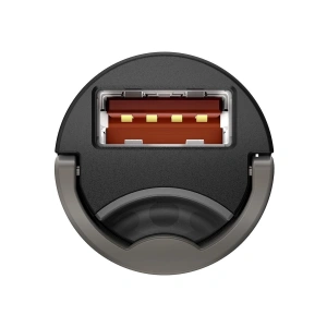 Hurtownia GSM - Mini ładowarka samochodowa Baseus Tiny Star, USB, QC 3.0, 30W (szara) - BSU883GRY - {ean13} - Hurt