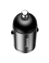 Hurtownia GSM - Mini ładowarka samochodowa Baseus Tiny Star, USB, QC 3.0, 30W (szara) - BSU883GRY - {ean13} - Hurt