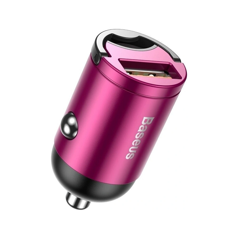 Hurtownia GSM - Mini ładowarka samochodowa Baseus Tiny Star, USB, QC 3.0, 30W (różowa) - BSU884PNK - {ean13} - Hurt