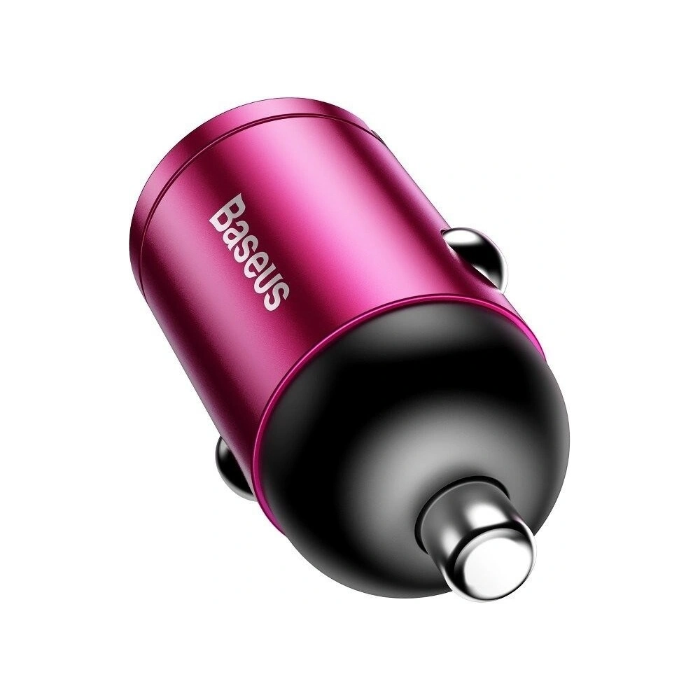 Hurtownia GSM - Mini ładowarka samochodowa Baseus Tiny Star, USB, QC 3.0, 30W (różowa) - BSU884PNK - {ean13} - Hurt