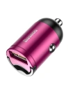Hurtownia GSM - Mini ładowarka samochodowa Baseus Tiny Star, USB, QC 3.0, 30W (różowa) - BSU884PNK - {ean13} - Hurt